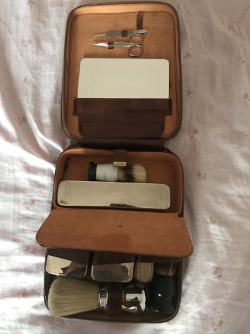 Beauty case in pelle vintage - Foto 2
