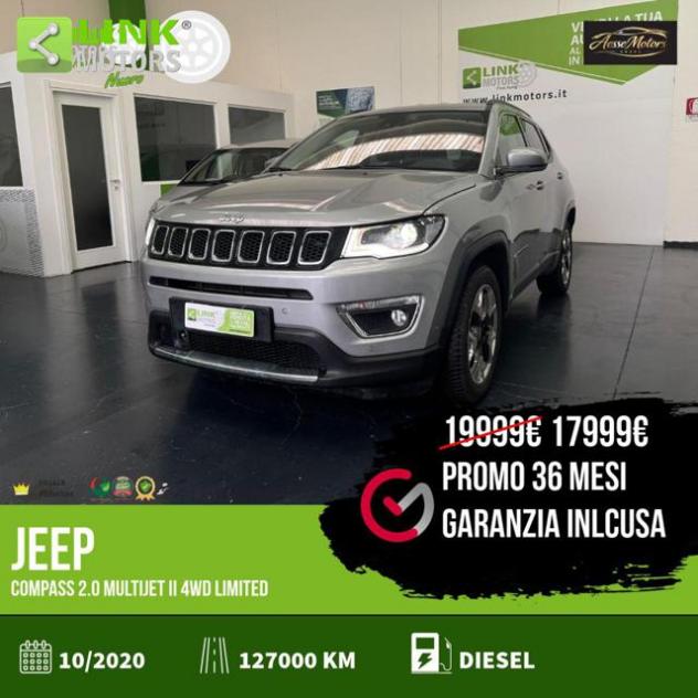 JEEP Compass 2.0 Multijet II 4WD Limited Manuale36M-GARANZ rif. 23676314