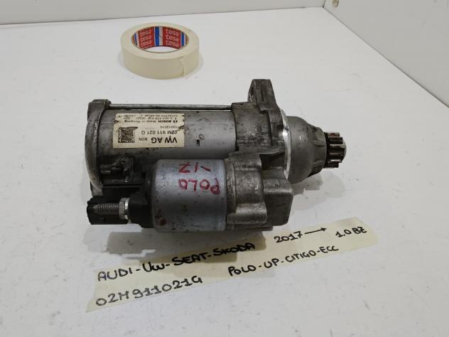 MOTORINO D' AVVIAMENTO VOLKSWAGEN Polo 6° Serie 02M911021G Benzina 1.0 (17) - Foto 7