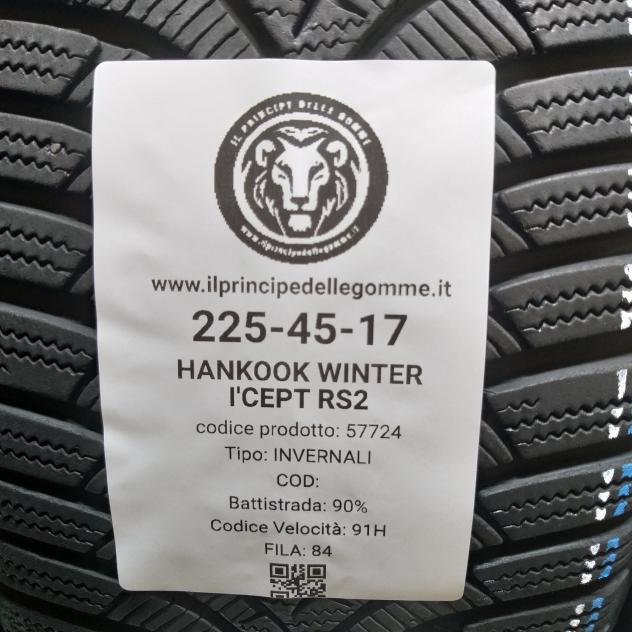 4 GOMME 225 45 17 HANKOOK A57724 - Foto 2