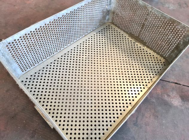cesta inox forata per cucina usata - Foto 3