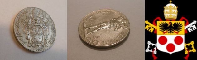 Vaticano, Pio XI (1929-1938): 2 lire 1934-XIII, SPL. - Foto 4
