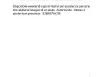 Assistenza , compagnia accompagnatore servizi vari. Su whatsapp. Grazie