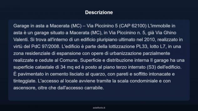 Immobile in asta di 34 m² in vendita a Macerata - Foto 4