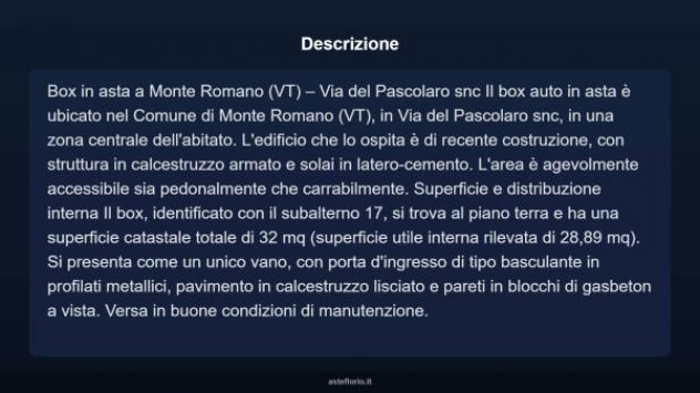 Immobile in asta di 32 m² in vendita a Monte Romano - Foto 4