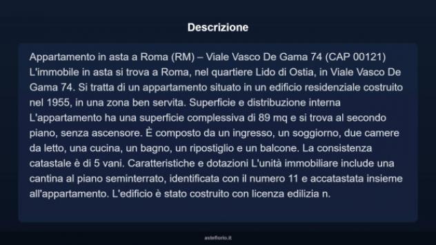 Immobile in asta di 89 m² in vendita a Roma - Foto 5