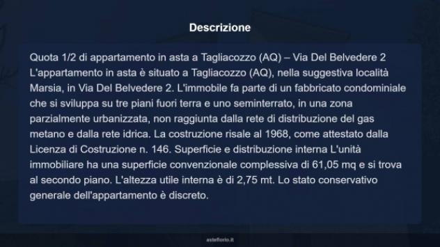 Immobile in asta di 61 m² in vendita a Tagliacozzo - Foto 5