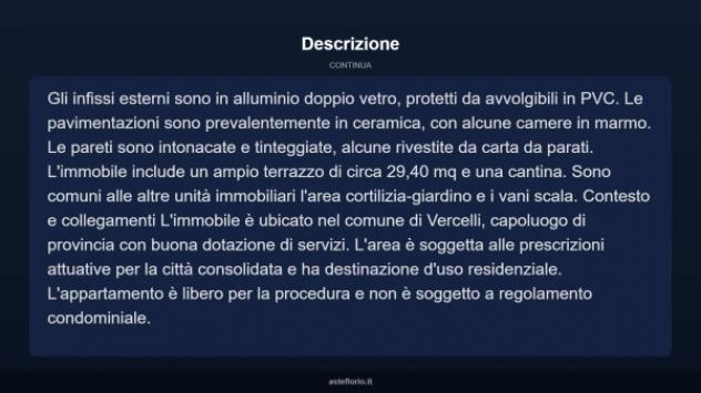 Immobile in asta di 166 m² in vendita a Vercelli - Foto 12