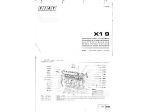 Catalogo manuale ricambi meccanici elettrici X19