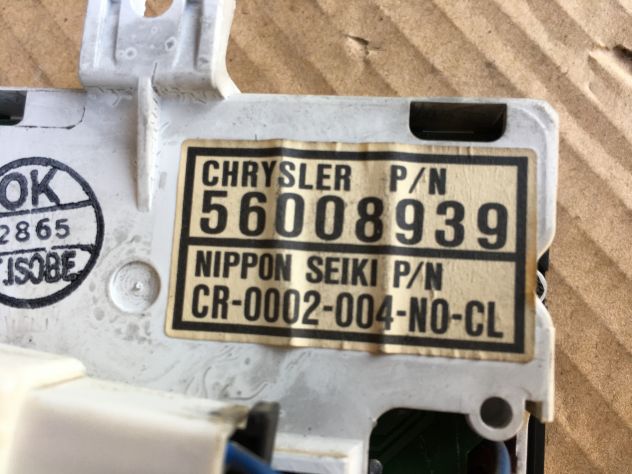 Pannello / Schermo strumento Spie di controllo JEEP Cherokee XJ 1996 - Foto 4