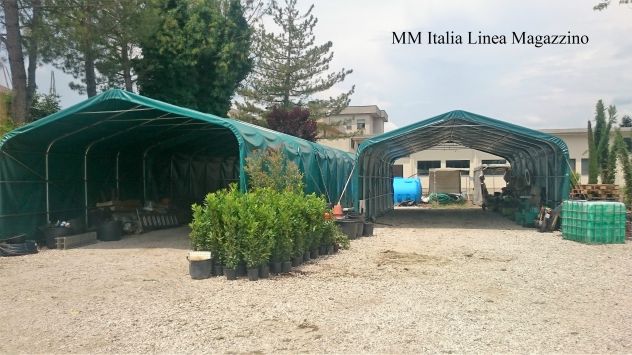 Tunnel Hangar Strutture Mobili 10 x 18 x 5,50 mt. MM Italia - Foto 3