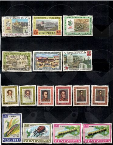 VENEZUELA francobolli nuovi dal 1951 al 1969 - Foto 4