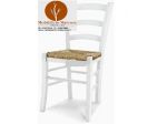 Sedie Legno Per Ristorante Bar Pizzeria Colorate Seduta Paglia cod 3011/P/BC