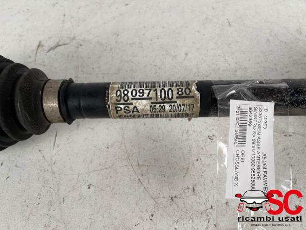 Semiasse Sinistro Opel Crossland X 1.6 Cdi 9809710080 3642359 - 40363 - Foto 4