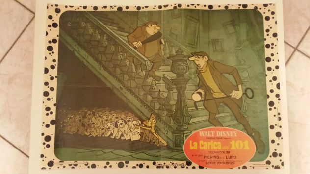 LOCANDINA ORIGINALE!!!! 1970 WALT DISNEY LA CARICA DEI 101 - Foto 6