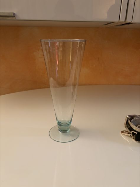 UN VASO IN VETRO TRASPARENTE COME NUOVO MA VINTAGE È DEGLI ANNI ‘80/90 - Foto 7