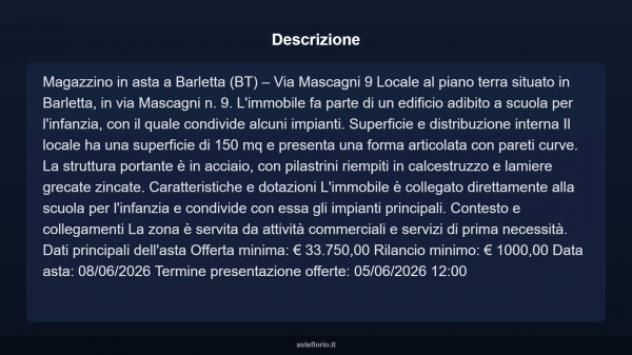Immobile in asta di 150 m² in vendita a Barletta - Foto 9
