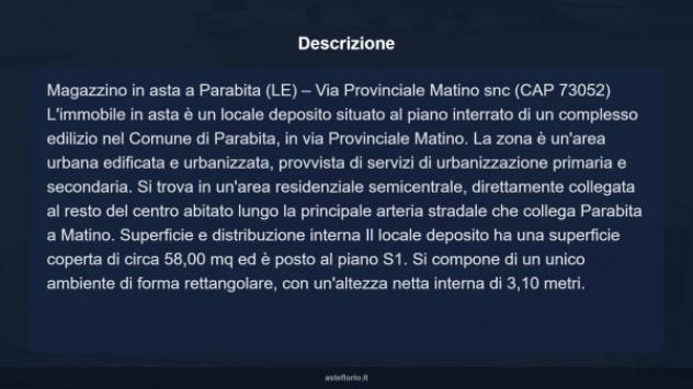 Immobile in asta di 58 m² in vendita a Parabita - Foto 9