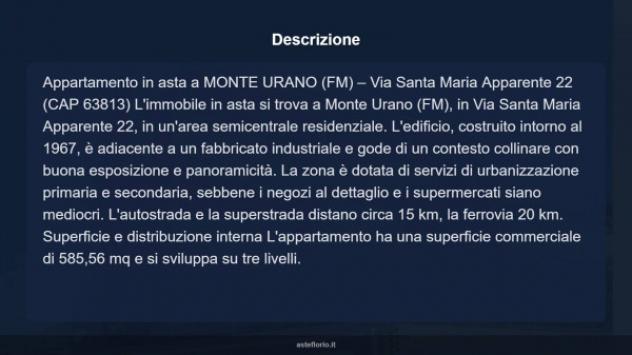 Immobile in asta di 585 m² con più di 5 locali in vendita a Monte Urano - Foto 18
