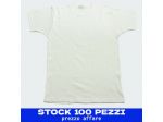 maglia intima uomo maniche corte cotone girocollo STOCK 100 PEZZI taglie varie