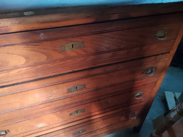 Cassettone in legno di Castagno - Foto 6