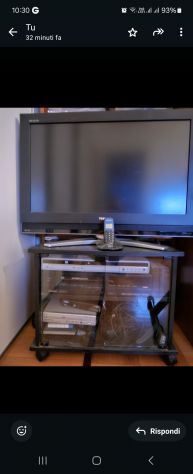 Mobiletto con ruote porta tv