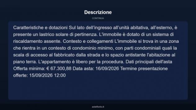 Immobile in asta di 97 m² con più di 5 locali in vendita a Montecorice - Foto 6