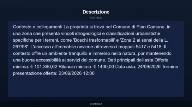 Immobile in asta di 210 m² con più di 5 locali in vendita a Pian Camuno - Foto 10