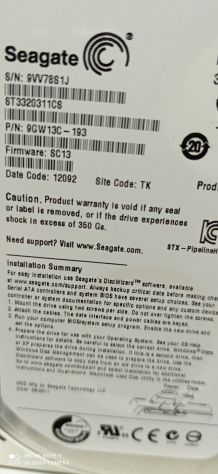 Hard-Disk Seagate 320 GB SATA - Foto 2