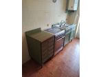 Cucina rustica completa Snaider in legno + tavolo e panca