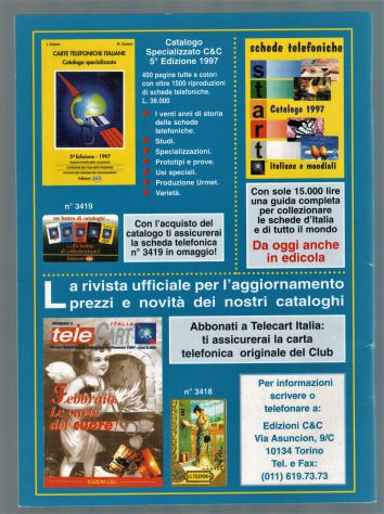 CATALOGO 1997 di CARTOLINE MODERNE ITALIANE - Foto 2