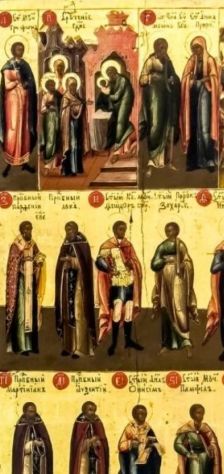 Antica icona russa  Menologio di Febbraio - Foto 3