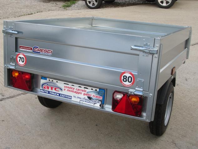 Rimorchio Cresci B3 SF 450 Kg cm142x111x34H - Foto 4