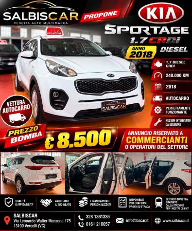 Kia Sportage 1.7 CRDI 2WD Business Class