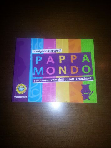LIBRO NUOVO,TASCABILE,INTROVABILE:"LE MIGLIORI RICETTE DI PAPPA MONDO:7 MENU COM