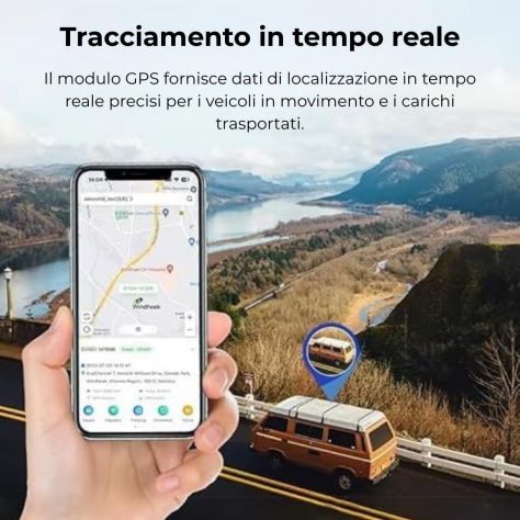 Localizzatore GPS auto moto- Sim Anonima Attiva per 1 anno, antifurto W15 - Foto 4