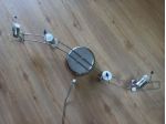 Lampadario o applique con faretti alogeni 70euro