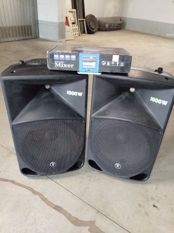 Vendo impianto karaoke 1000w