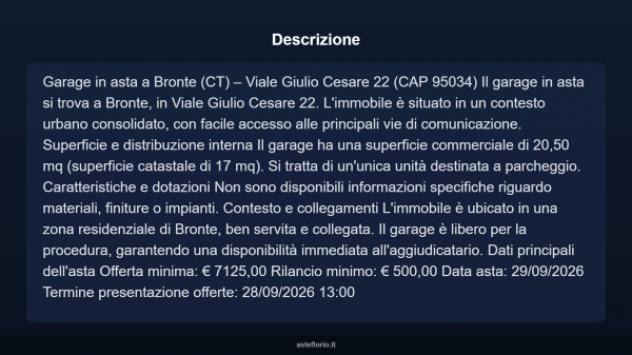Immobile in asta di 20 m² in vendita a Bronte - Foto 3
