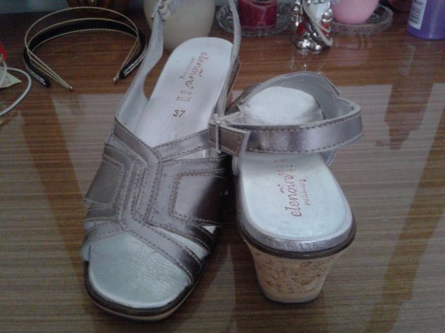 Scarpe, sandali in pelle, mis. 37, 38 - Foto 3