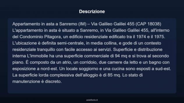 Immobile in asta di 94 m² in vendita a Sanremo - Foto 18