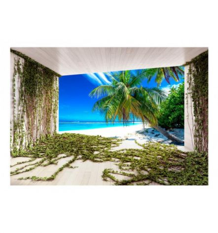 Fotomurale Adesivo Al Balcone Sui Tropici Arredalacasa - Foto 2