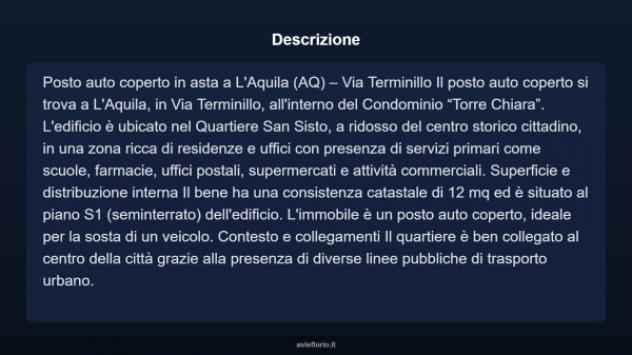 Immobile in asta di 12 m² in vendita a L'Aquila - Foto 4