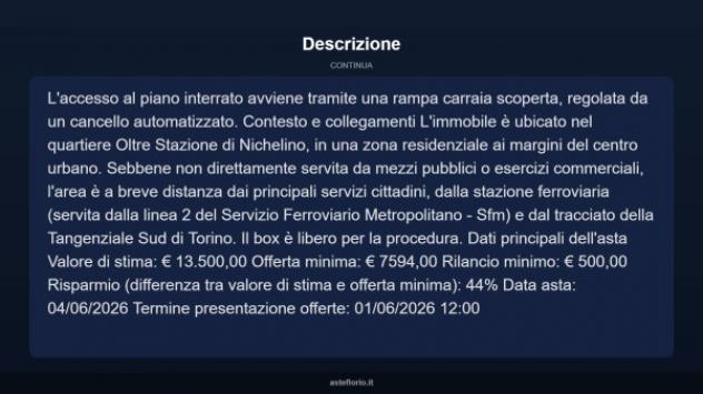 Immobile in asta di 32 m² in vendita a Nichelino - Foto 10