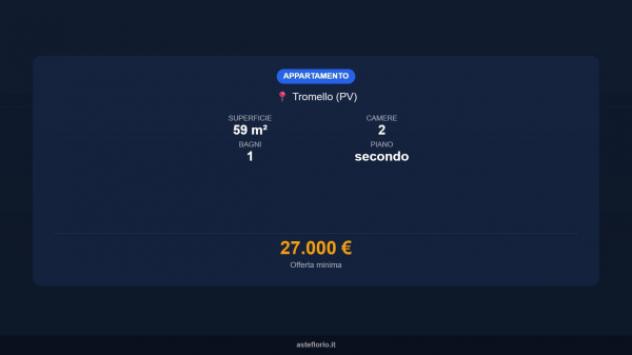 Immobile in asta di 59 m² in vendita a Tromello - Foto 15