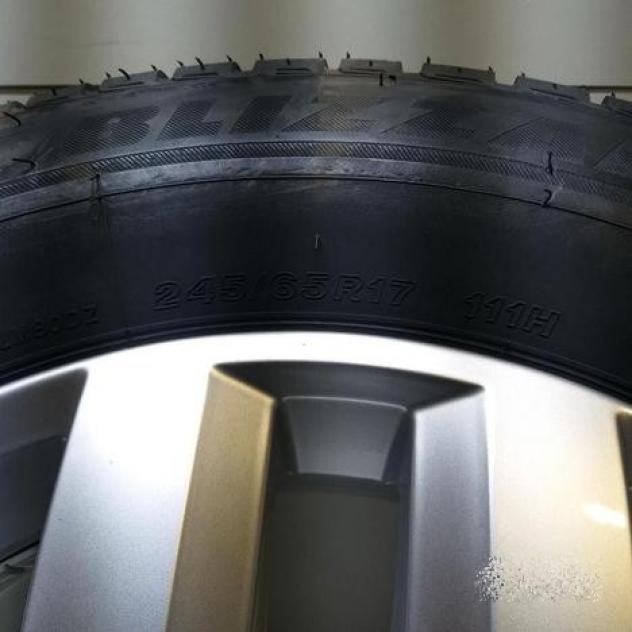 4 gomme e cerchi vw bridgestone 245 65 17 a35543 - Foto 7