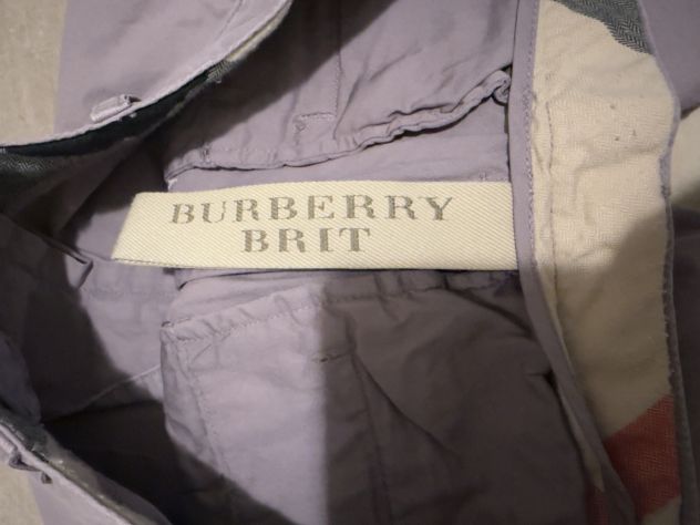 Pantalone burberry brit viola - Foto 4