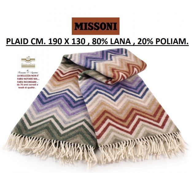 MISSONI  , TAPPETI  TESSUTI  BIANCHERIE . - Foto 3