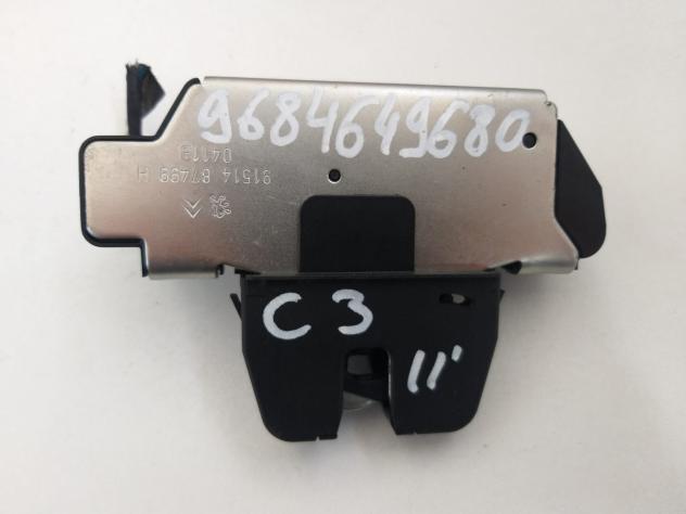 SERRATURA COFANO POSTERIORE CITROEN C3 Serie 9684649680 (0915)