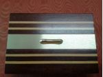 PORTAGIOIE/PORTAOGGETTI IN LEGNO INTARSIATO CON COPERCHIO